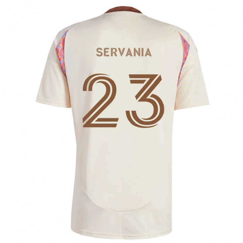 Danxen Barn Brandon Servania #23 Off-White Rosa Bortatröja Matchtröjor 2026/27 Tröjor T-Tröja