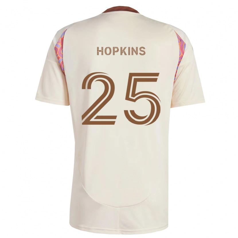 Danxen Barn Jackson Hopkins #25 Off-White Rosa Bortatröja Matchtröjor 2026/27 Tröjor T-Tröja