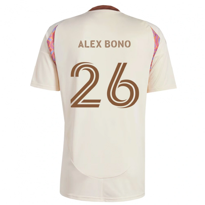 Danxen Barn Alex Bono #26 Off-White Rosa Bortatröja Matchtröjor 2026/27 Tröjor T-Tröja