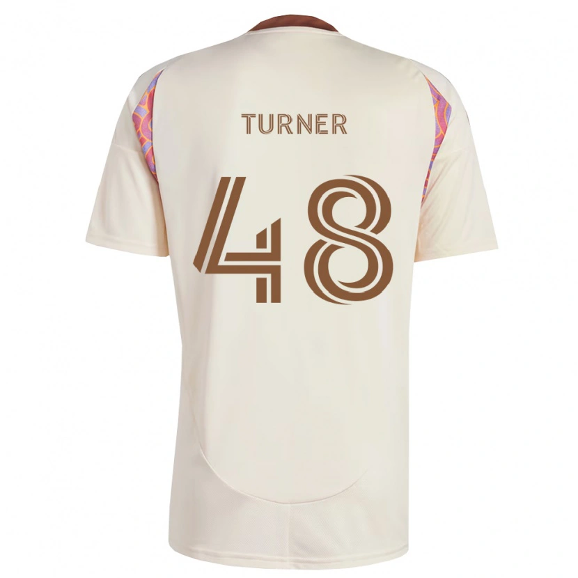 Danxen Barn Gavin Turner #48 Off-White Rosa Bortatröja Matchtröjor 2026/27 Tröjor T-Tröja