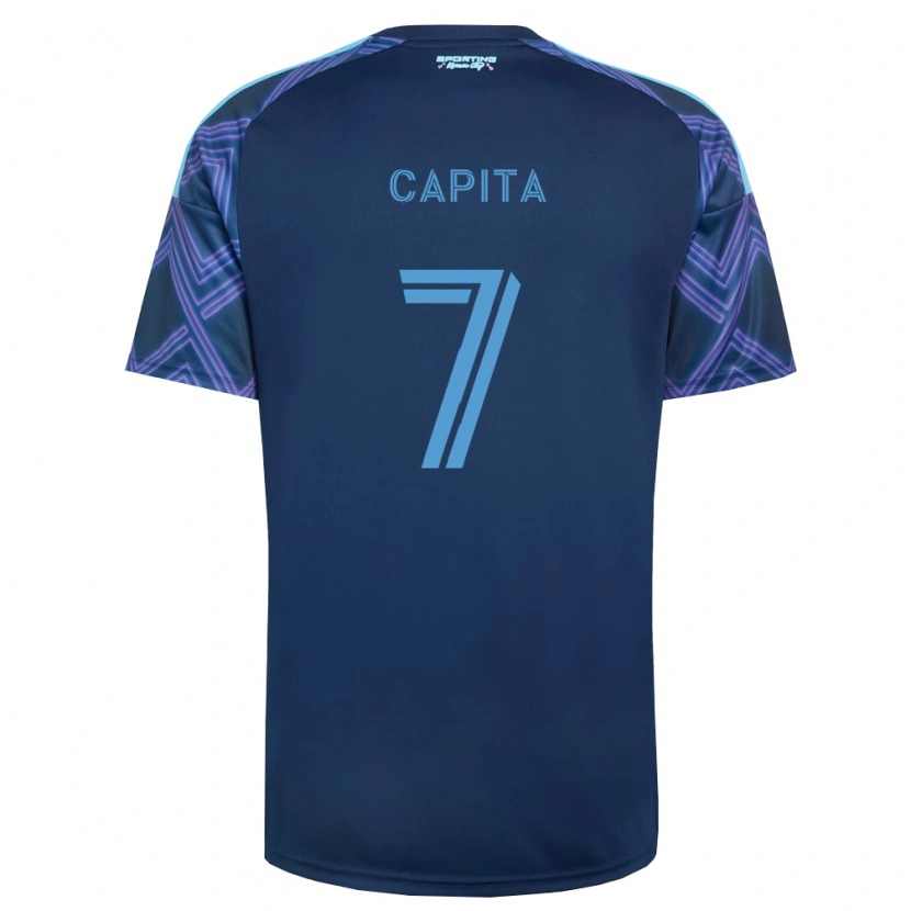 Danxen Barn Capita #7 Kungligt Blå Lila Bortatröja Matchtröjor 2026/27 Tröjor T-Tröja