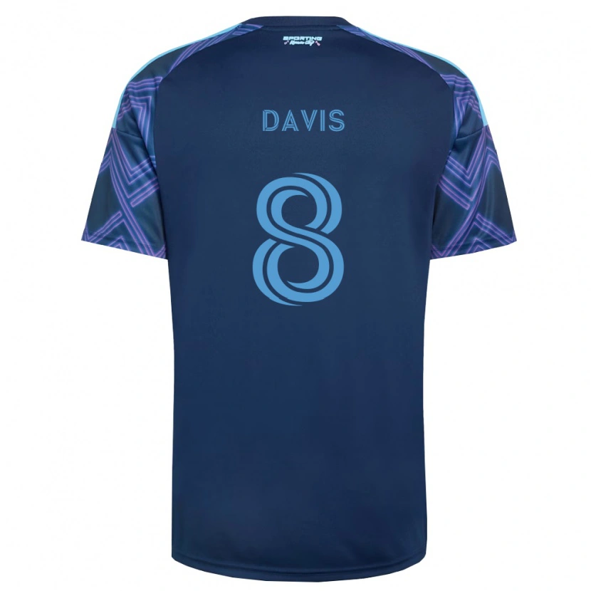 Danxen Barn Jake Davis #8 Kungligt Blå Lila Bortatröja Matchtröjor 2026/27 Tröjor T-Tröja