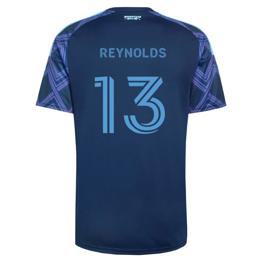 Danxen Barn Justin Reynolds #13 Kungligt Blå Lila Bortatröja Matchtröjor 2026/27 Tröjor T-Tröja