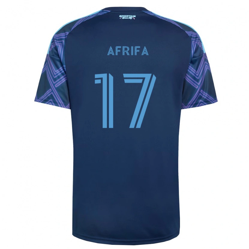 Danxen Barn Stephen Afrifa #17 Kungligt Blå Lila Bortatröja Matchtröjor 2026/27 Tröjor T-Tröja