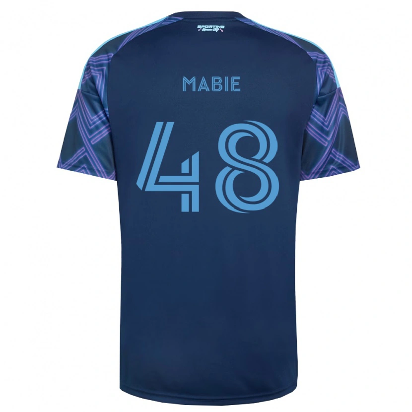 Danxen Barn Blaine Mabie #48 Kungligt Blå Lila Bortatröja Matchtröjor 2026/27 Tröjor T-Tröja