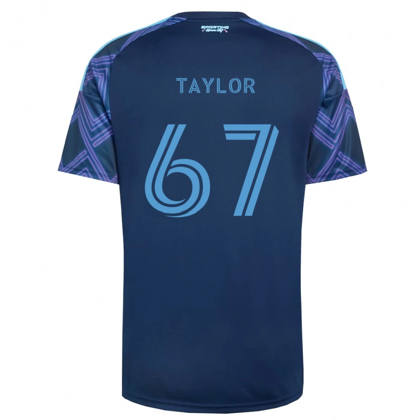 Danxen Barn Kael Taylor #67 Kungligt Blå Lila Bortatröja Matchtröjor 2026/27 Tröjor T-Tröja