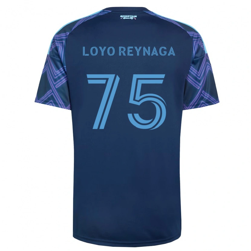 Danxen Barn Zamir Loyo Reynaga #75 Kungligt Blå Lila Bortatröja Matchtröjor 2026/27 Tröjor T-Tröja