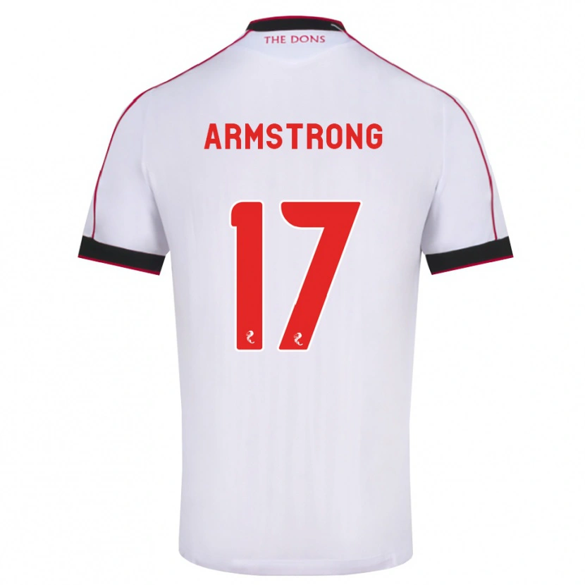 Danxen Barn Stuart Armstrong #17 Svart Röd Vit Bortatröja Matchtröjor 2026/27 Tröjor T-Tröja