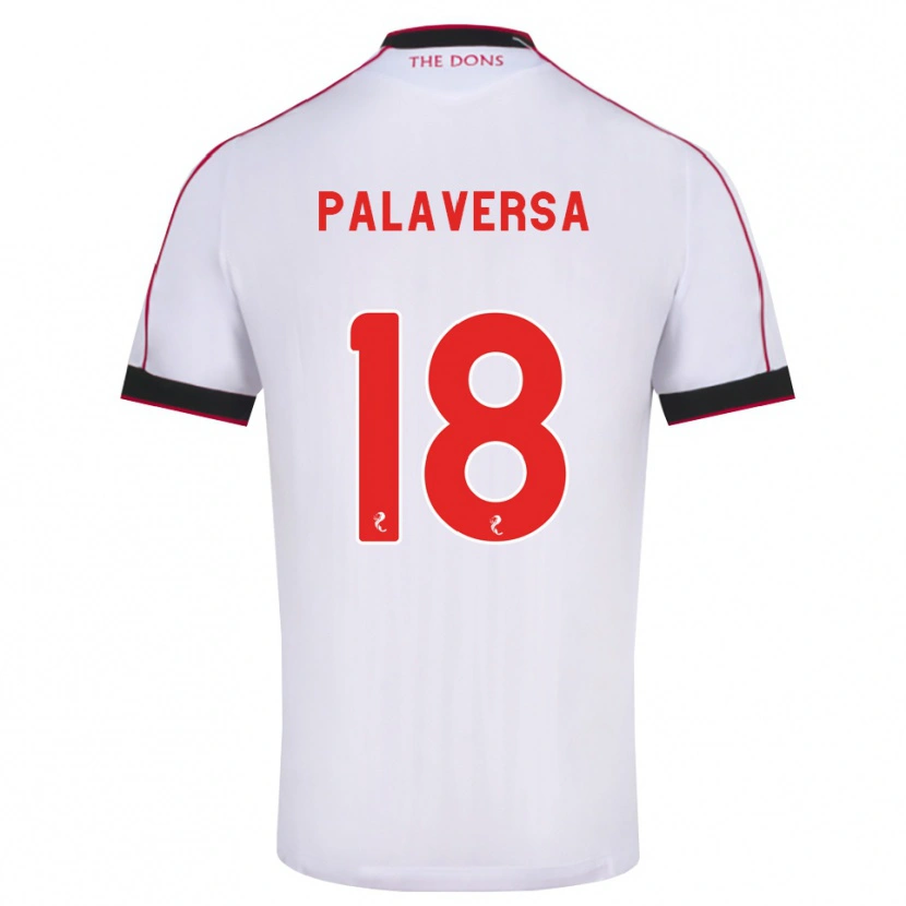 Danxen Barn Ante Palaversa #18 Svart Röd Vit Bortatröja Matchtröjor 2026/27 Tröjor T-Tröja