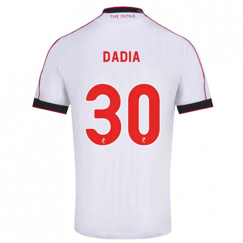 Danxen Barn Or Dadia #30 Svart Röd Vit Bortatröja Matchtröjor 2026/27 Tröjor T-Tröja