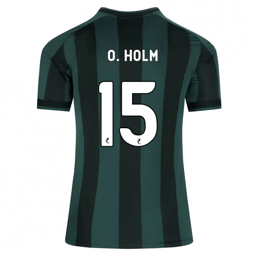 Danxen Barn Odin Thiago Holm #15 Mörk Skiffergrå Svart Bortatröja Matchtröjor 2026/27 Tröjor T-Tröja