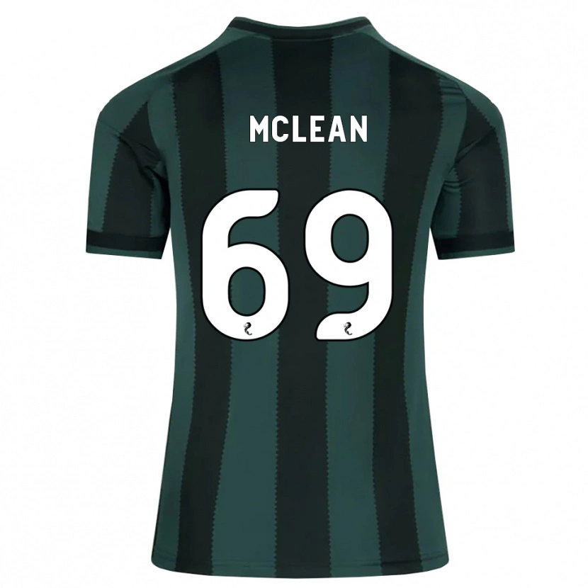 Danxen Barn Kai Mclean #69 Mörk Skiffergrå Svart Bortatröja Matchtröjor 2026/27 Tröjor T-Tröja