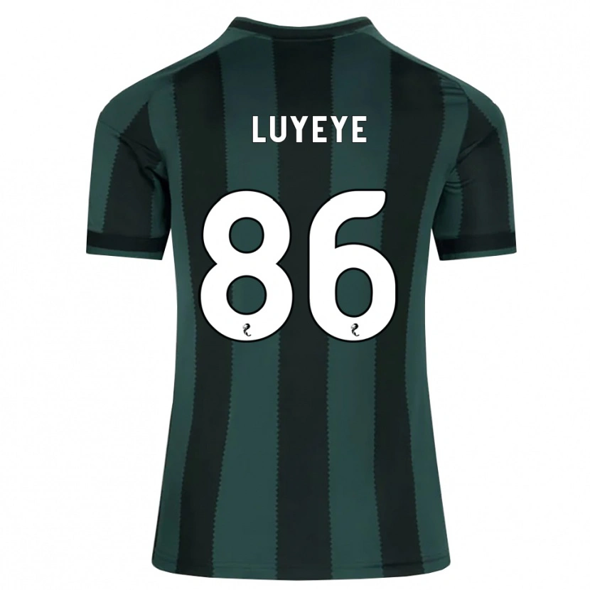Danxen Barn Benny-Jackson Luyeye #86 Mörk Skiffergrå Svart Bortatröja Matchtröjor 2026/27 Tröjor T-Tröja
