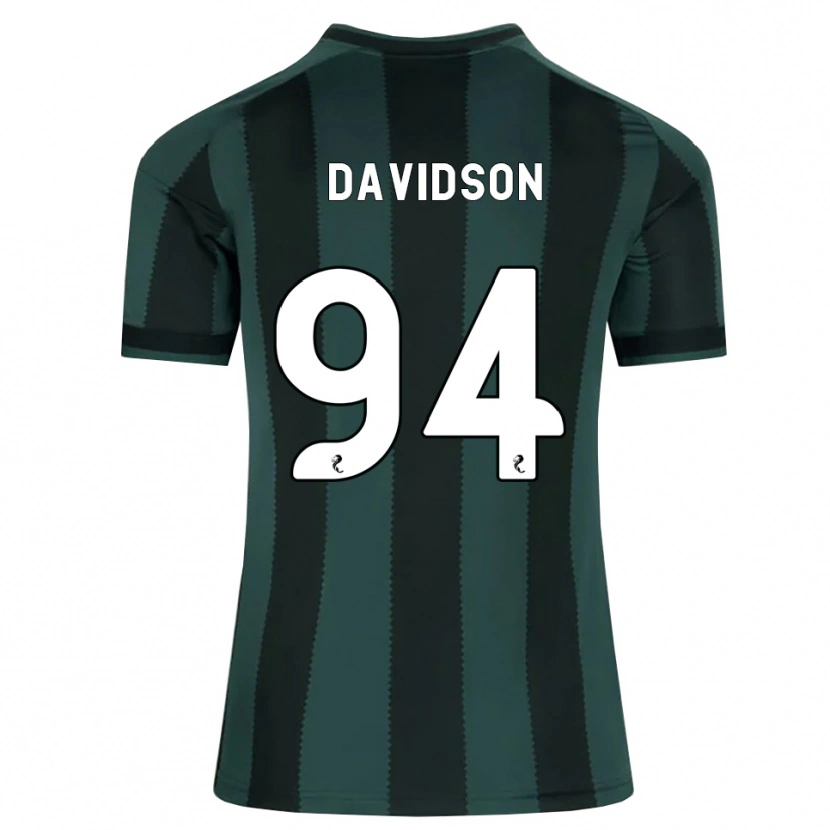 Danxen Barn Bruno Davidson #94 Mörk Skiffergrå Svart Bortatröja Matchtröjor 2026/27 Tröjor T-Tröja