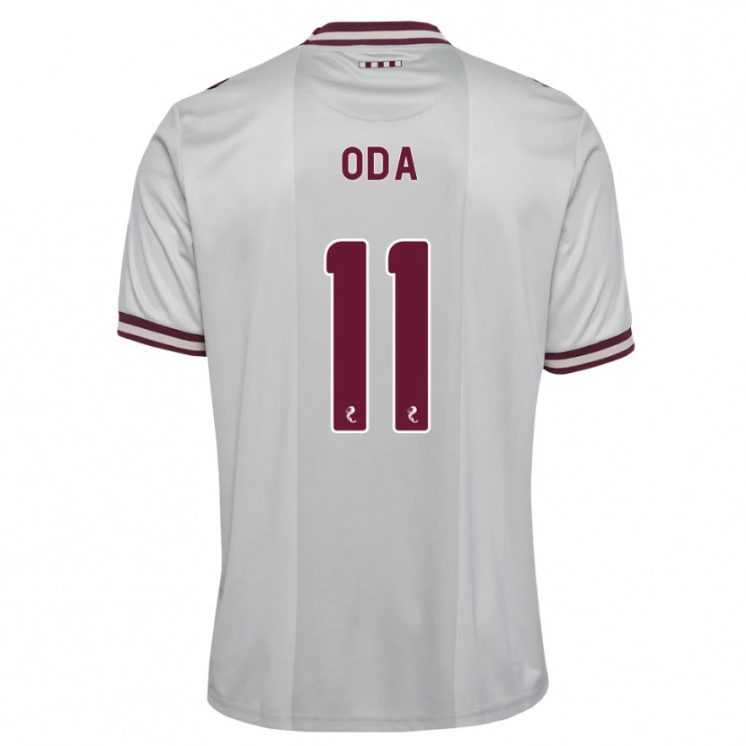 Danxen Barn Yutaro Oda #11 Vit Vinröd Bortatröja Matchtröjor 2026/27 Tröjor T-Tröja