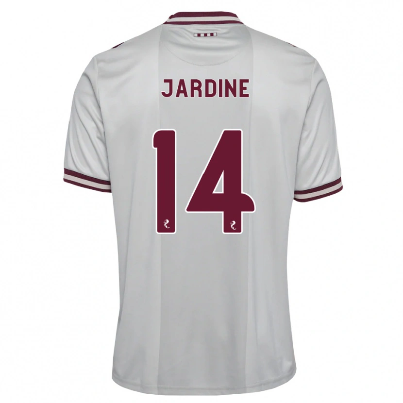 Danxen Barn Kayla Jardine #14 Vit Vinröd Bortatröja Matchtröjor 2026/27 Tröjor T-Tröja