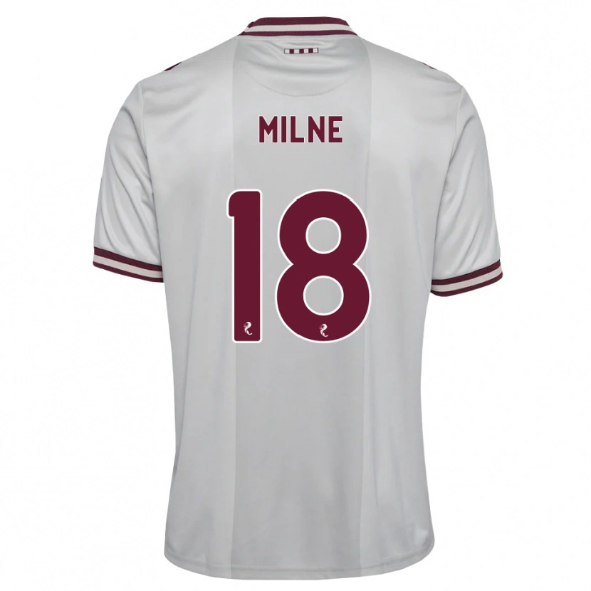 Danxen Barn Harry Milne #18 Vit Vinröd Bortatröja Matchtröjor 2026/27 Tröjor T-Tröja