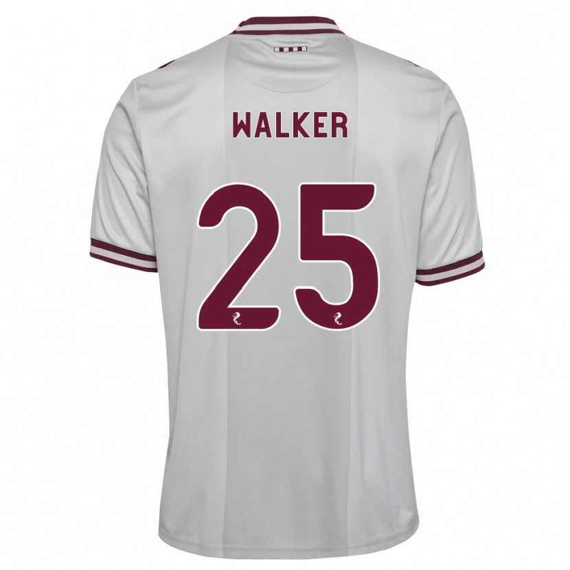 Danxen Barn Liam Walker #25 Vit Vinröd Bortatröja Matchtröjor 2026/27 Tröjor T-Tröja