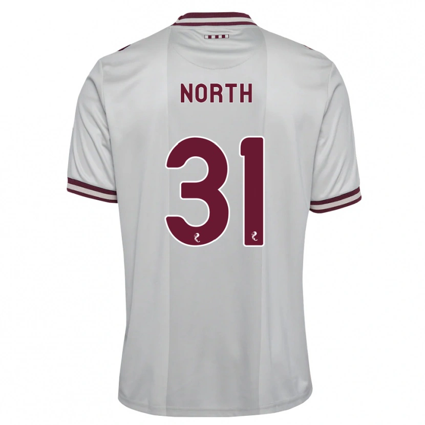 Danxen Barn Tommy North #31 Vit Vinröd Bortatröja Matchtröjor 2026/27 Tröjor T-Tröja
