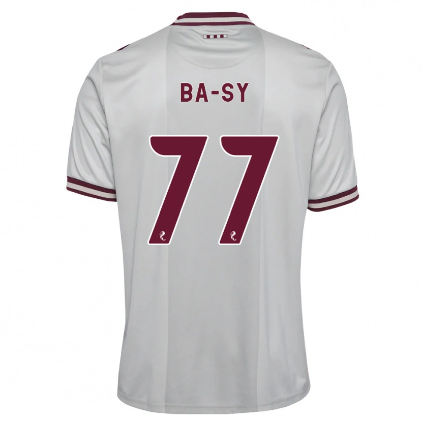 Danxen Barn Amadou Ba-Sy #77 Vit Vinröd Bortatröja Matchtröjor 2026/27 Tröjor T-Tröja