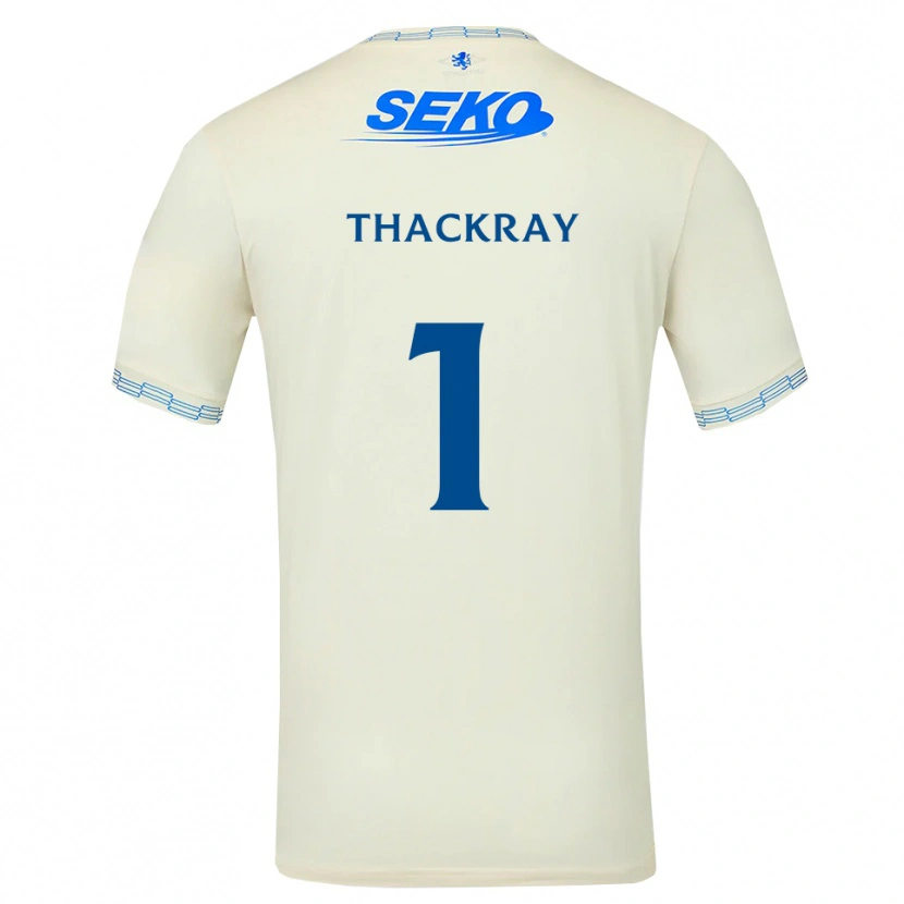 Danxen Barn Greig Thackray #1 Djup Himmelsblå Vit Bortatröja Matchtröjor 2026/27 Tröjor T-Tröja
