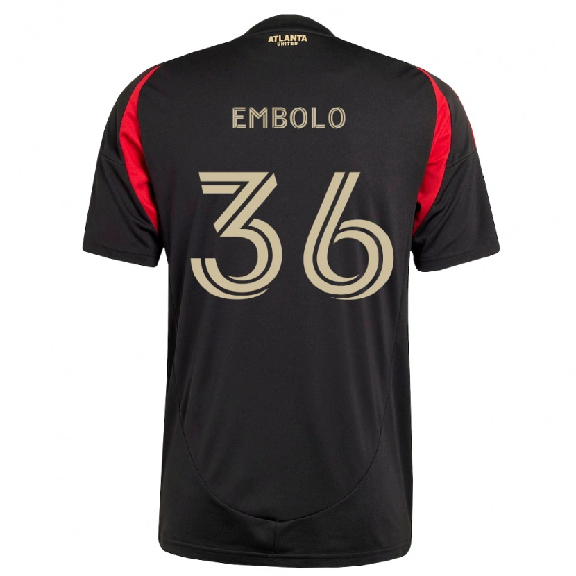 Danxen Barn Breel Embolo #36 Svart Röd Hemmatröja Matchtröjor 2026/27 Tröjor T-Tröja