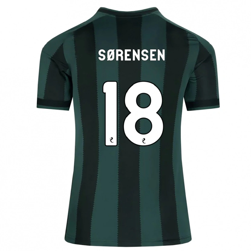 Danxen Barn Oliver Sørensen #18 Mörk Skiffergrå Svart Bortatröja Matchtröjor 2026/27 Tröjor T-Tröja