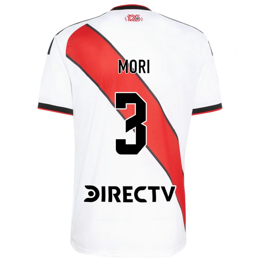 Danxen Män Ramiro Funes Mori #3 Röd Svart Vit Hemmatröja Matchtröjor 2026/27 Tröjor T-Tröja