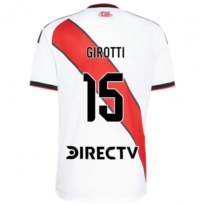 Danxen Män Federico Girotti #15 Röd Svart Vit Hemmatröja Matchtröjor 2026/27 Tröjor T-Tröja
