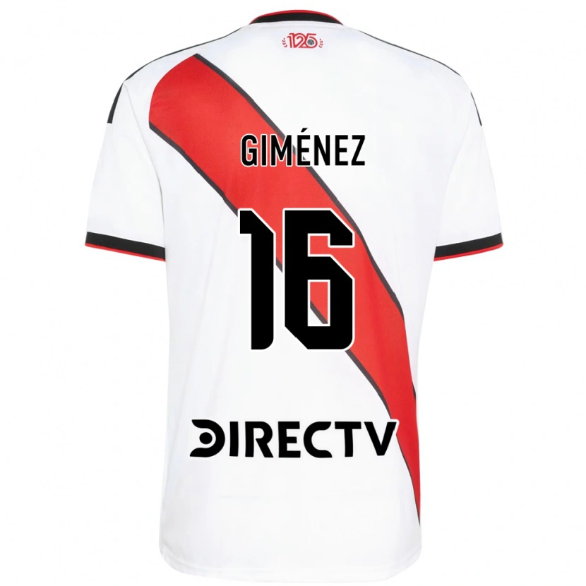 Danxen Män Bautista Giménez #16 Röd Svart Vit Hemmatröja Matchtröjor 2026/27 Tröjor T-Tröja
