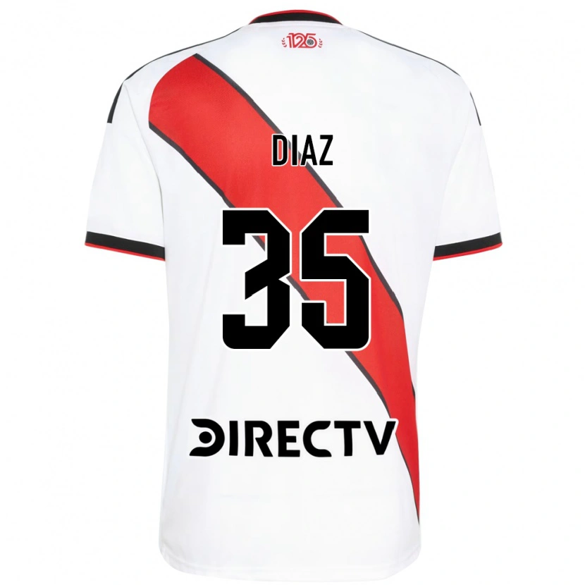 Danxen Män Leonardo Diaz #35 Röd Svart Vit Hemmatröja Matchtröjor 2026/27 Tröjor T-Tröja