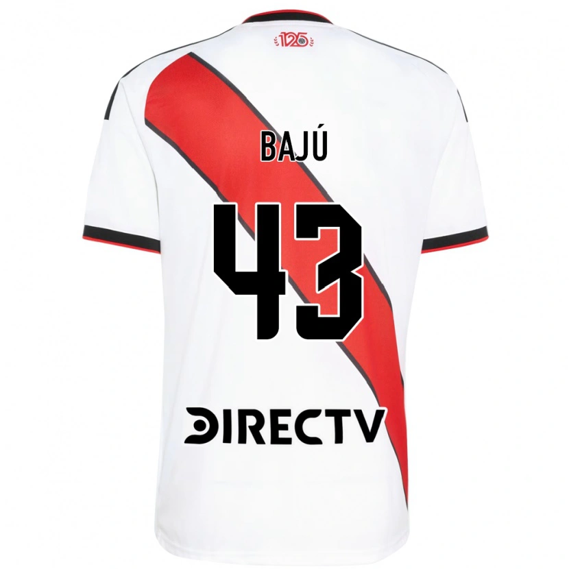 Danxen Män Lisandro Bajú #43 Röd Svart Vit Hemmatröja Matchtröjor 2026/27 Tröjor T-Tröja