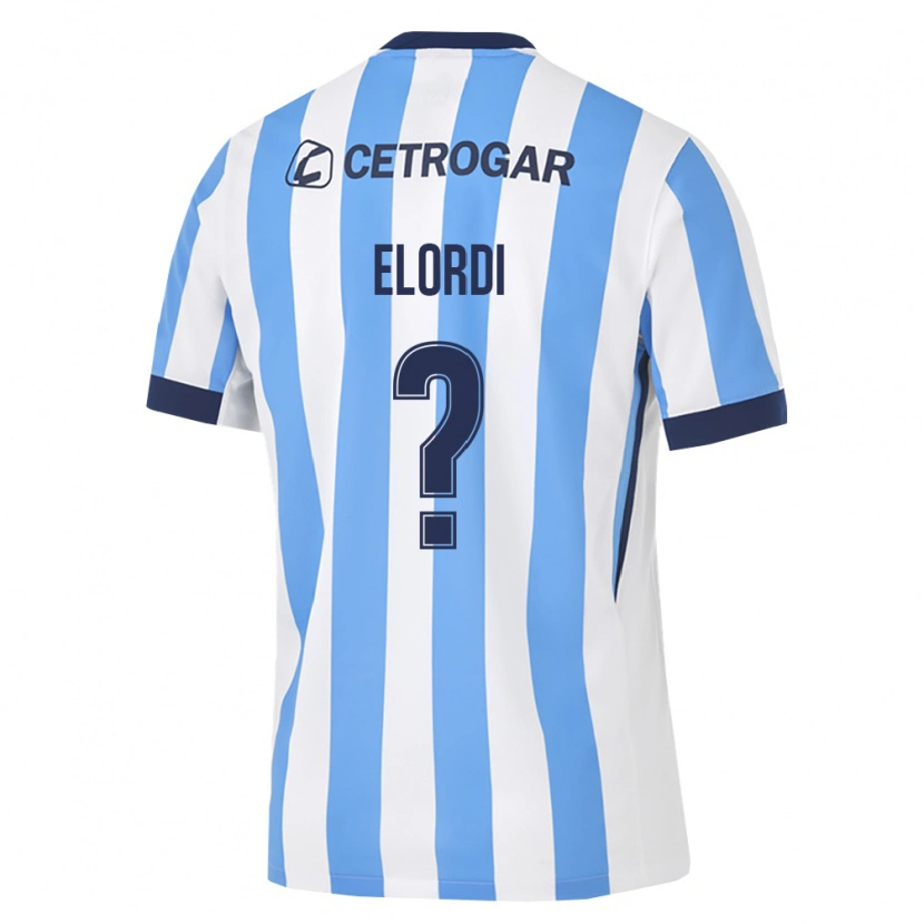 Danxen Män Juan Elordi #0 Ljusblå Vit Svart Hemmatröja Matchtröjor 2026/27 Tröjor T-Tröja
