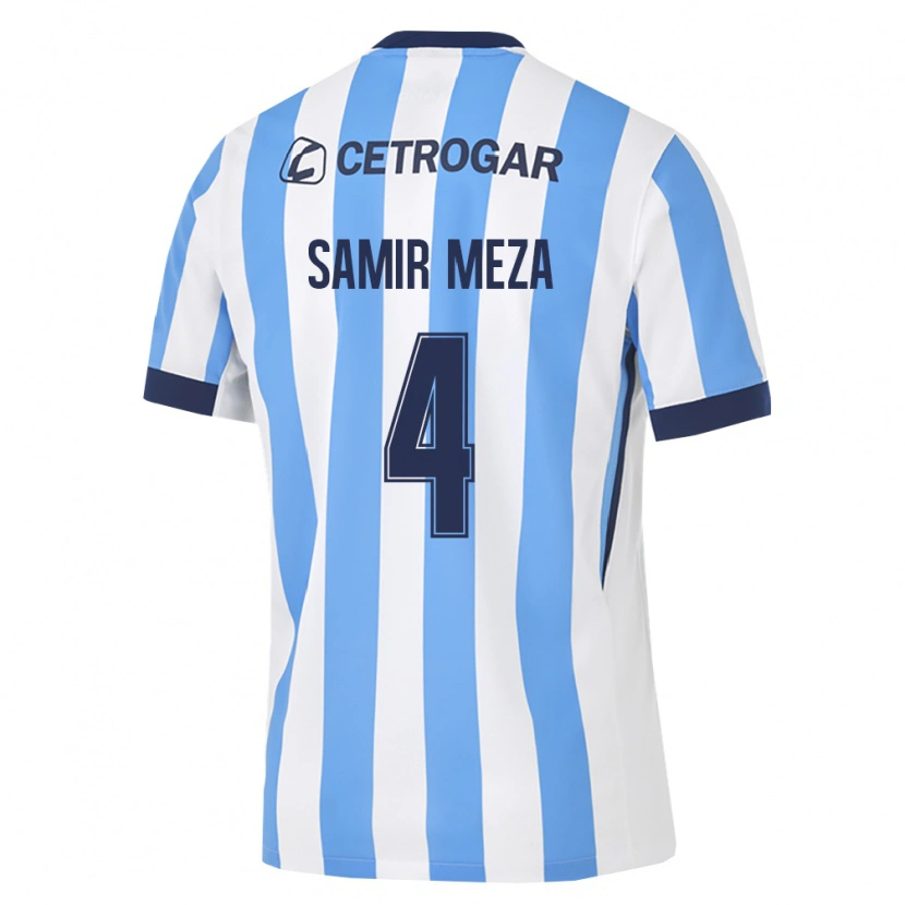 Danxen Män Samir Meza #4 Ljusblå Vit Svart Hemmatröja Matchtröjor 2026/27 Tröjor T-Tröja
