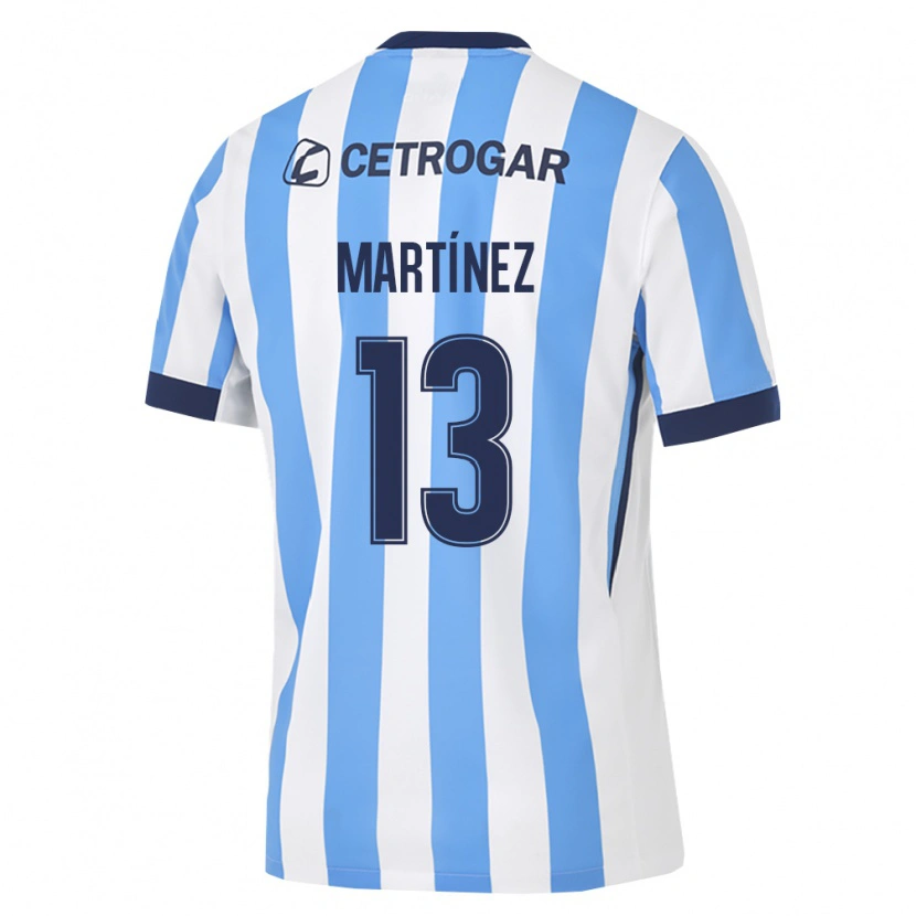 Danxen Män Mateo Martínez #13 Ljusblå Vit Svart Hemmatröja Matchtröjor 2026/27 Tröjor T-Tröja