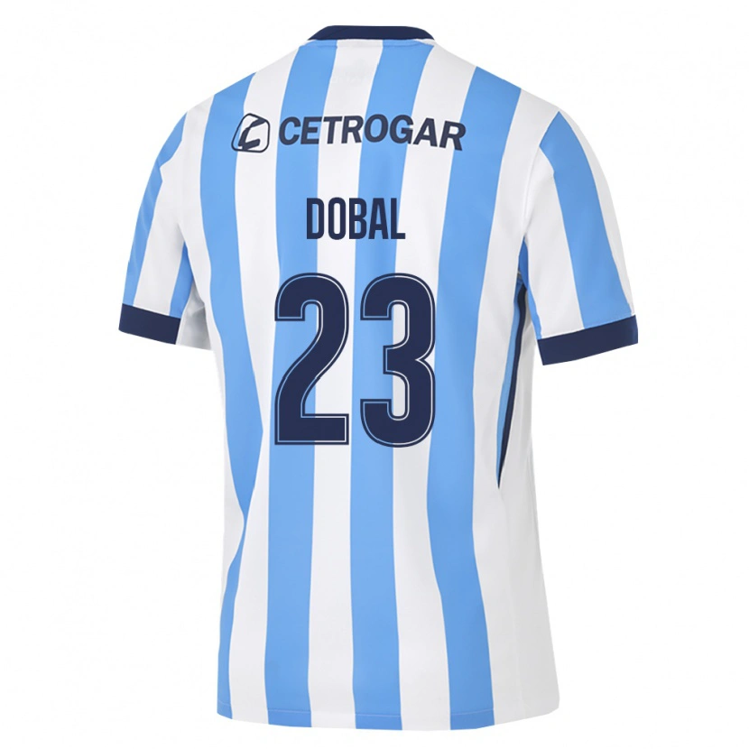 Danxen Män Joaquín Dobal #23 Ljusblå Vit Svart Hemmatröja Matchtröjor 2026/27 Tröjor T-Tröja