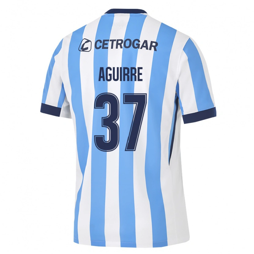Danxen Män Santino Aguirre #37 Ljusblå Vit Svart Hemmatröja Matchtröjor 2026/27 Tröjor T-Tröja
