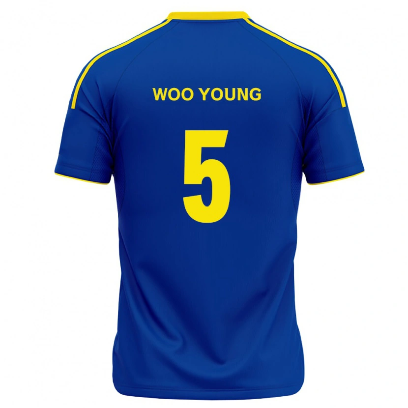 Danxen Män Woo-Young Jung #5 Kungligt Blå Gul Hemmatröja Matchtröjor 2026/27 Tröjor T-Tröja