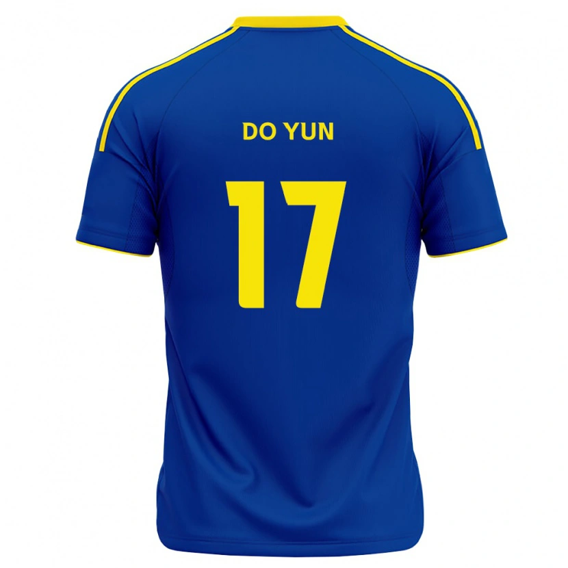 Danxen Män Do-Yun Kwon #17 Kungligt Blå Gul Hemmatröja Matchtröjor 2026/27 Tröjor T-Tröja