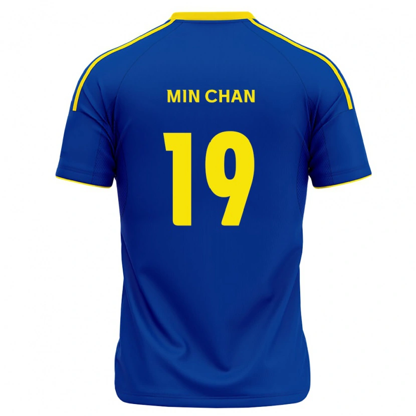 Danxen Män Min-Chan Kim #19 Kungligt Blå Gul Hemmatröja Matchtröjor 2026/27 Tröjor T-Tröja