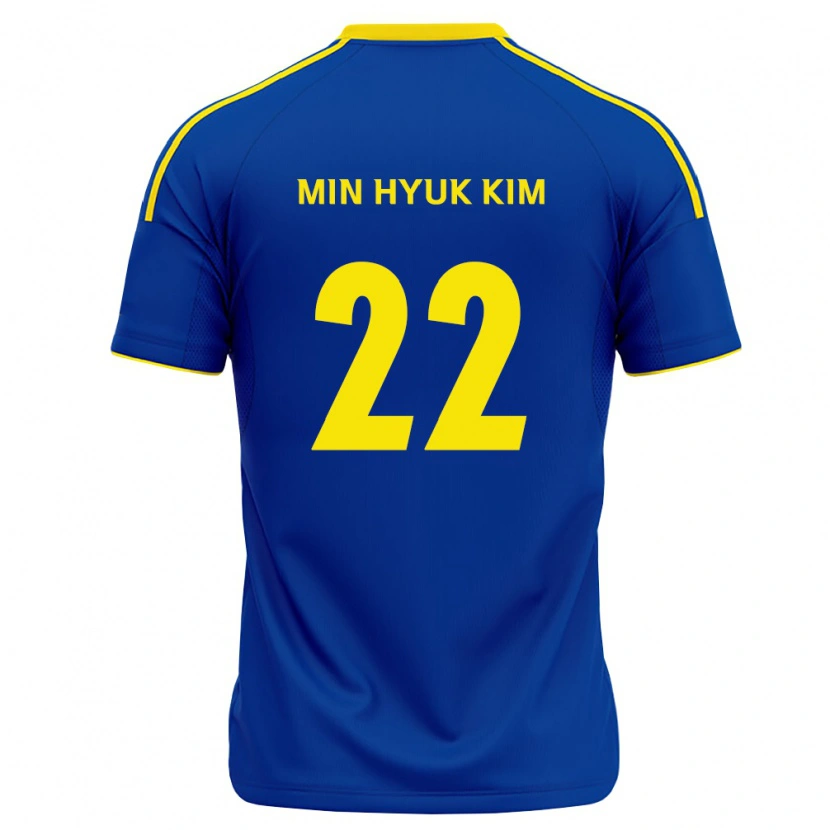 Danxen Män Min-Hyuk Kim #22 Kungligt Blå Gul Hemmatröja Matchtröjor 2026/27 Tröjor T-Tröja
