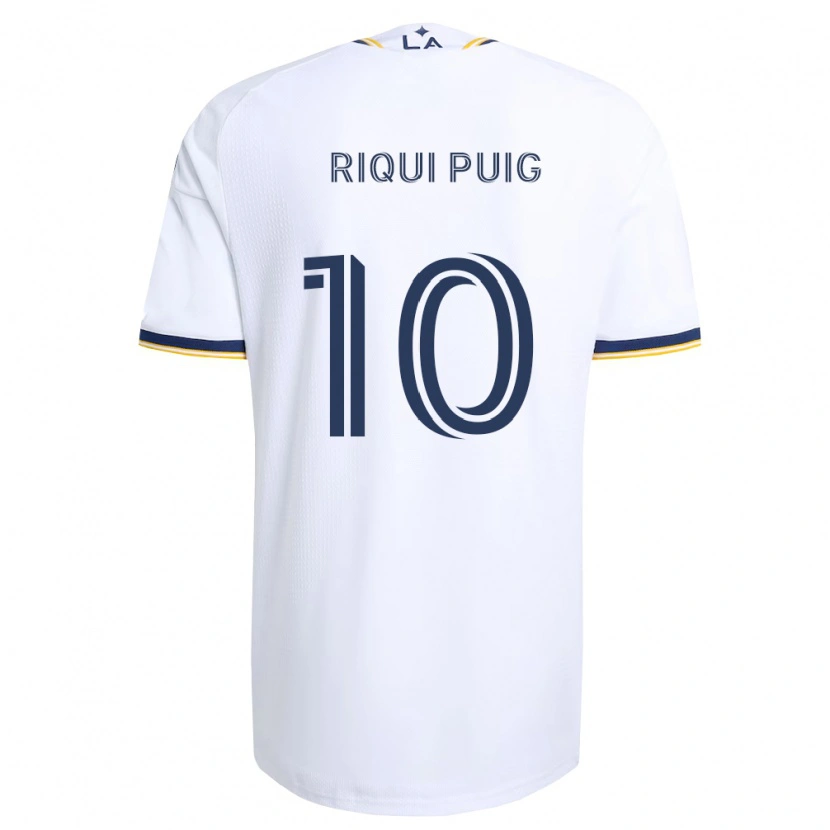 Danxen Män Riqui Puig #10 Blå Gul Och Vit Hemmatröja Matchtröjor 2026/27 Tröjor T-Tröja