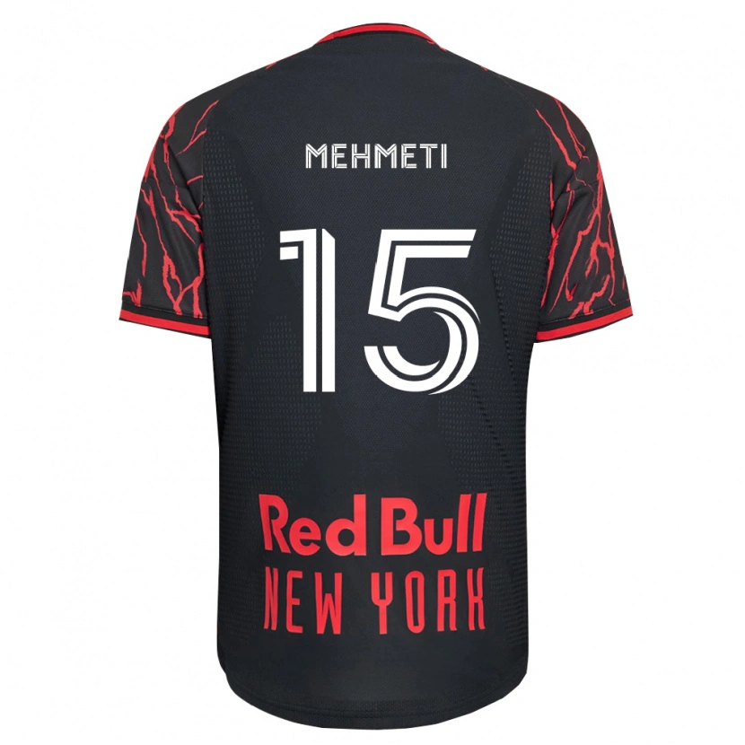 Danxen Män Adri Mehmeti #15 Röd Svart Vit Hemmatröja Matchtröjor 2026/27 Tröjor T-Tröja