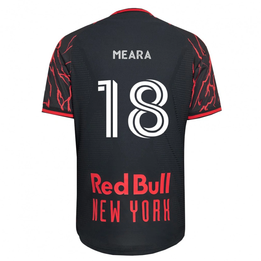 Danxen Män Ryan Meara #18 Röd Svart Vit Hemmatröja Matchtröjor 2026/27 Tröjor T-Tröja