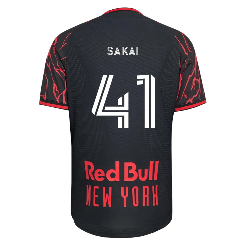 Danxen Män Shunya Sakai #41 Röd Svart Vit Hemmatröja Matchtröjor 2026/27 Tröjor T-Tröja