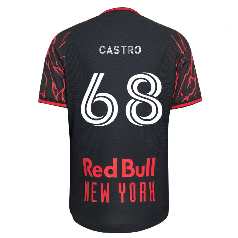 Danxen Män Bradley Castro #68 Röd Svart Vit Hemmatröja Matchtröjor 2026/27 Tröjor T-Tröja