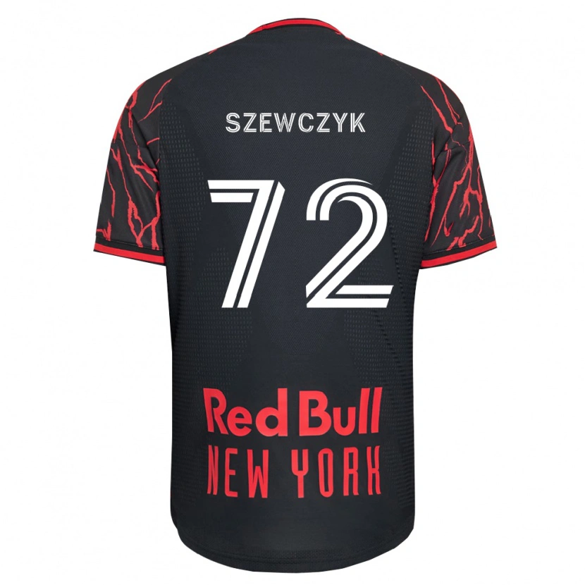 Danxen Män Tobias Szewczyk #72 Röd Svart Vit Hemmatröja Matchtröjor 2026/27 Tröjor T-Tröja
