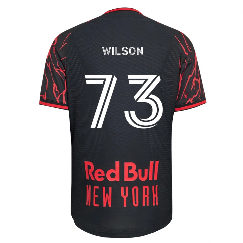 Danxen Män Akheem Wilson #73 Röd Svart Vit Hemmatröja Matchtröjor 2026/27 Tröjor T-Tröja
