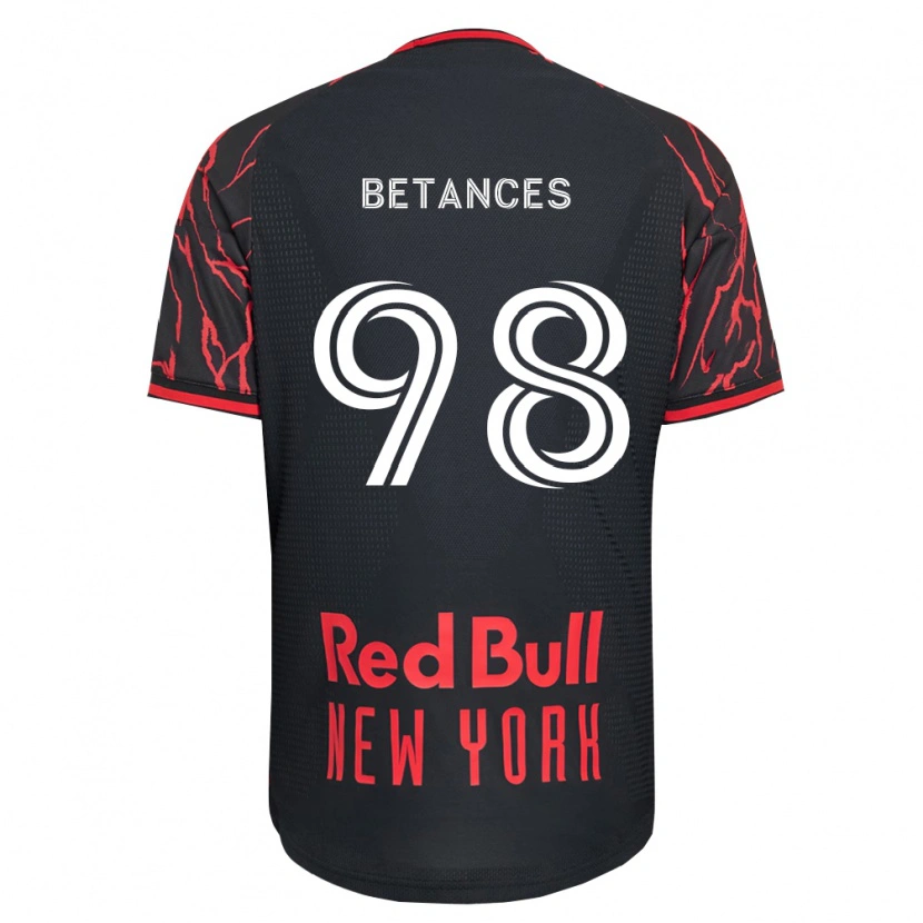 Danxen Män Aidan Betances #98 Röd Svart Vit Hemmatröja Matchtröjor 2026/27 Tröjor T-Tröja