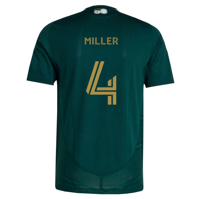 Danxen Män Kamal Miller #4 Mörkgrön Brun Hemmatröja Matchtröjor 2026/27 Tröjor T-Tröja